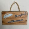Türschild "Käfer" blau